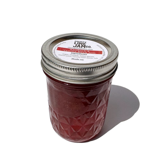 Rhubarb Vanilla Bean Jam