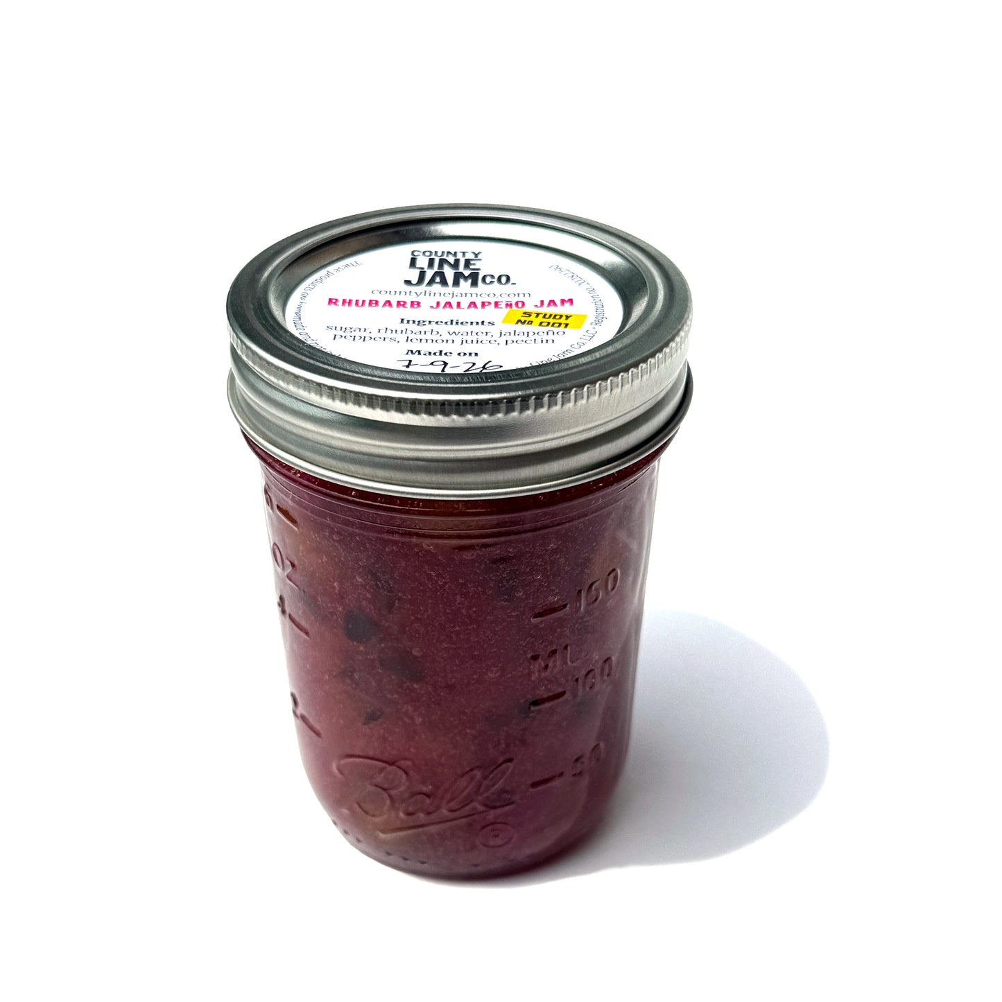 Rhubarb Jalapeño Jam