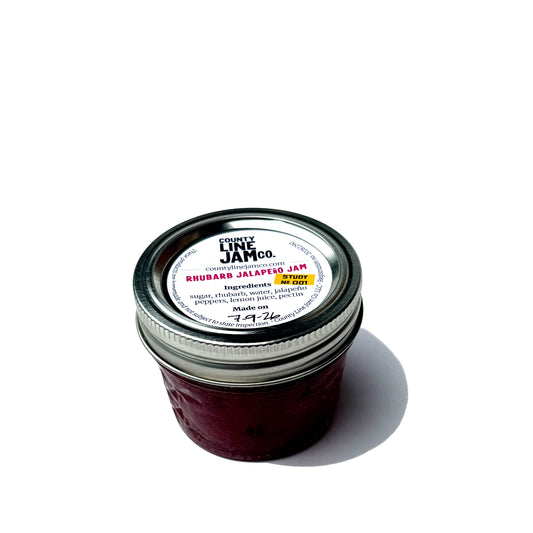 Rhubarb Jalapeño Jam